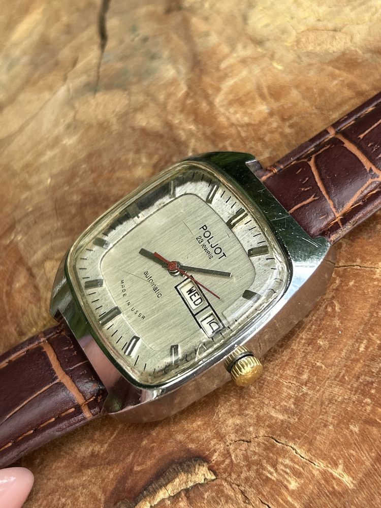 Stary radziecki zegarek Poljot automatic