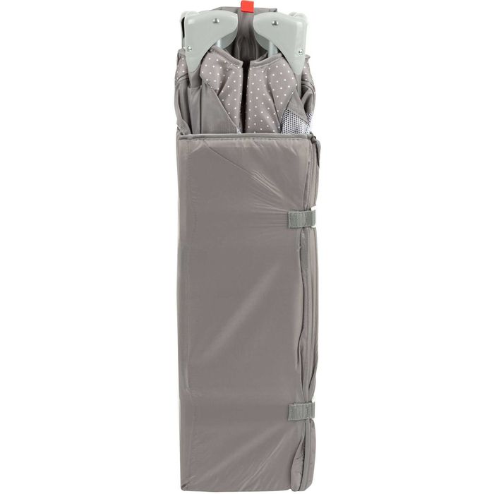 Cama de viagem happy bear cinza