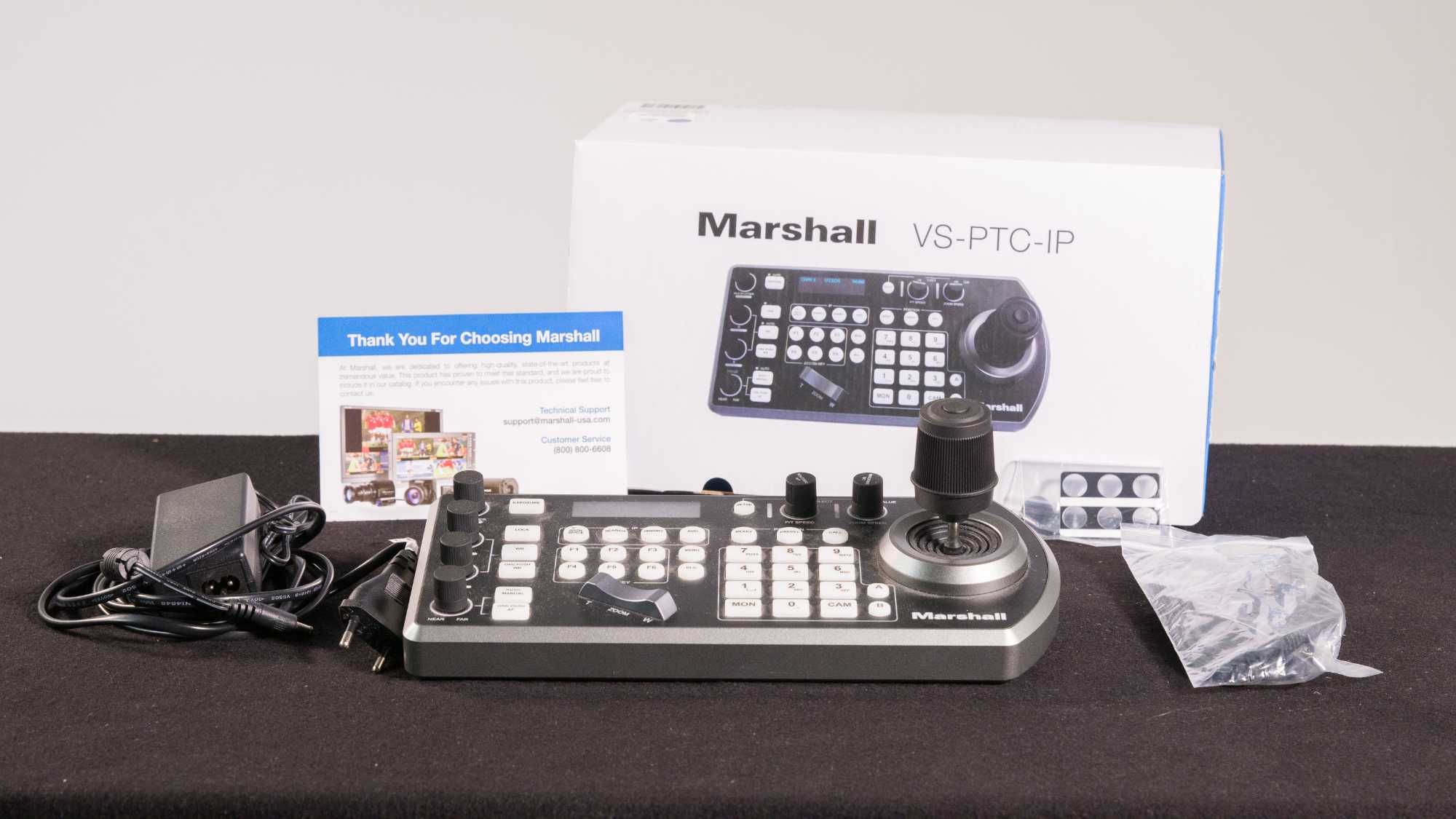 Controlador de joystick VS-PTC-IP para câmaras PTZ