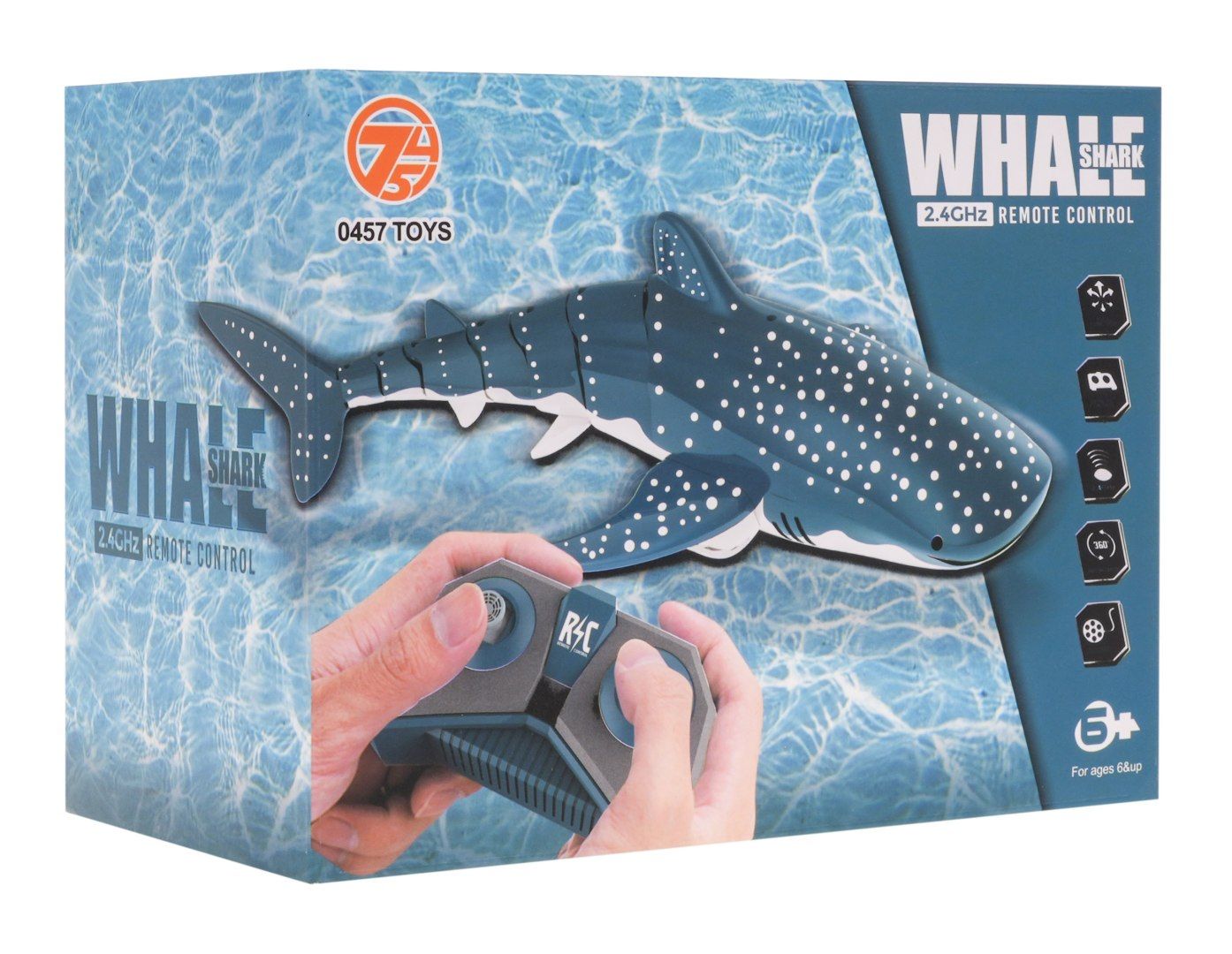 Zabawka Wodna Wieloryb Auto zdalnie sterowane