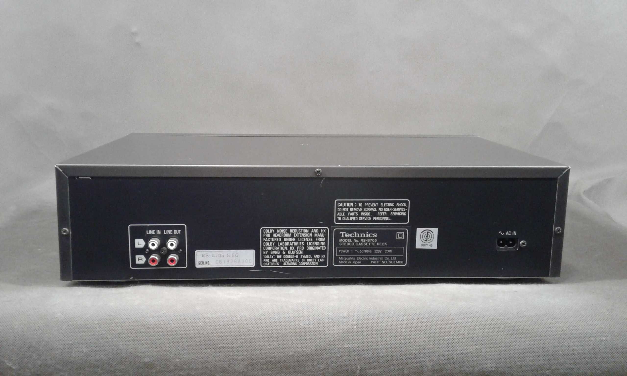 TECHNICS RS-B705,magnetofon kasetowy
