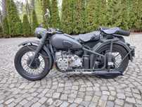 Ural M-72 motocykl z wózkiem bocznym, stan idealny (ural,dniepr,k750)