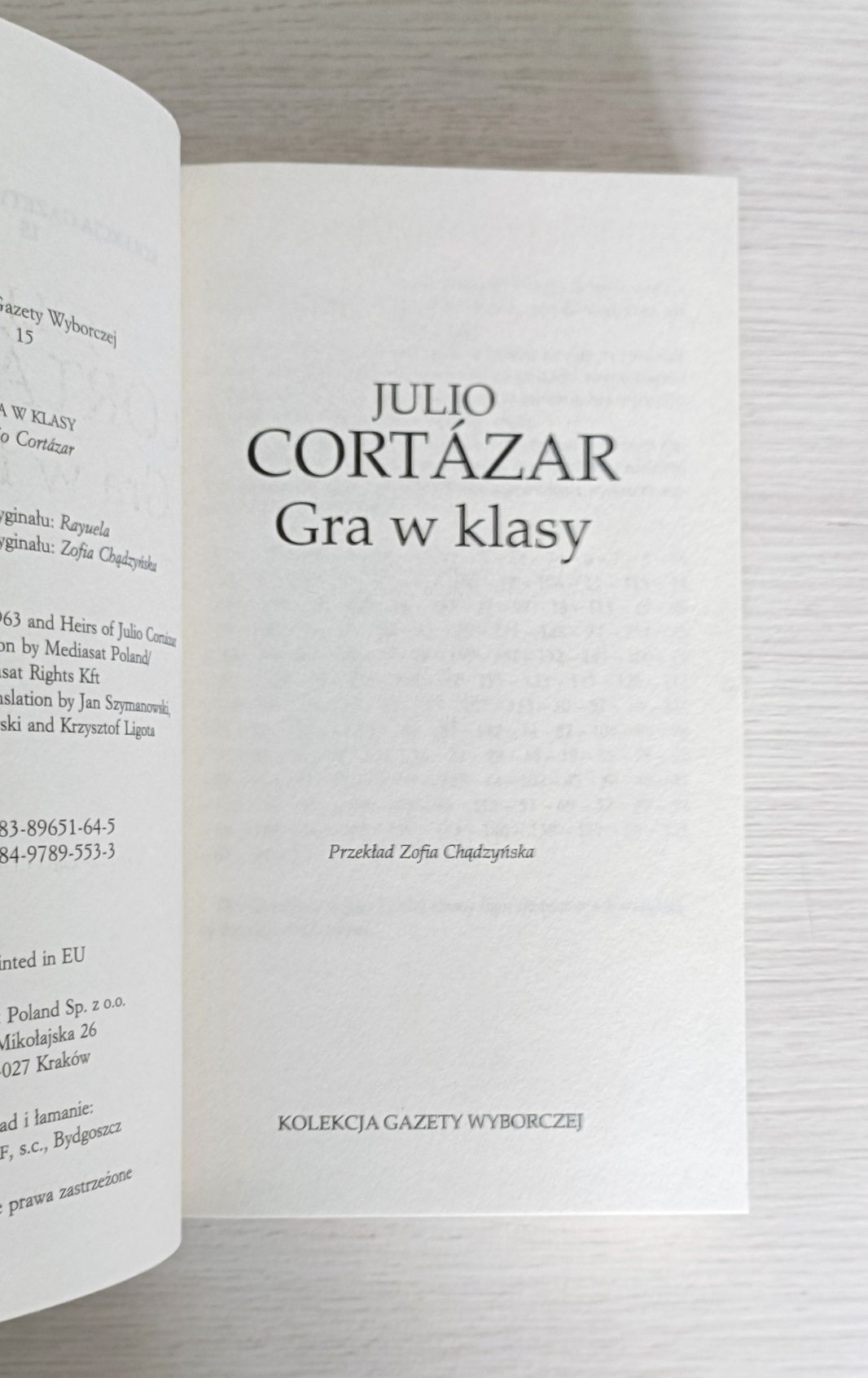 Gra w klasy Julio Cortázar