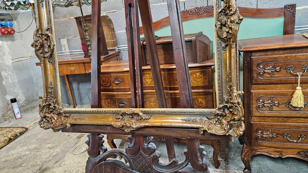 Stara Ładna rama Duża na dowolny cel ,,Robi wrażenie ,,