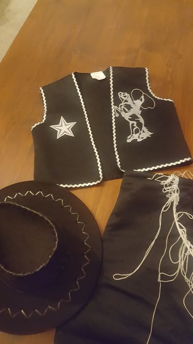 Fato carnaval criança cowboy