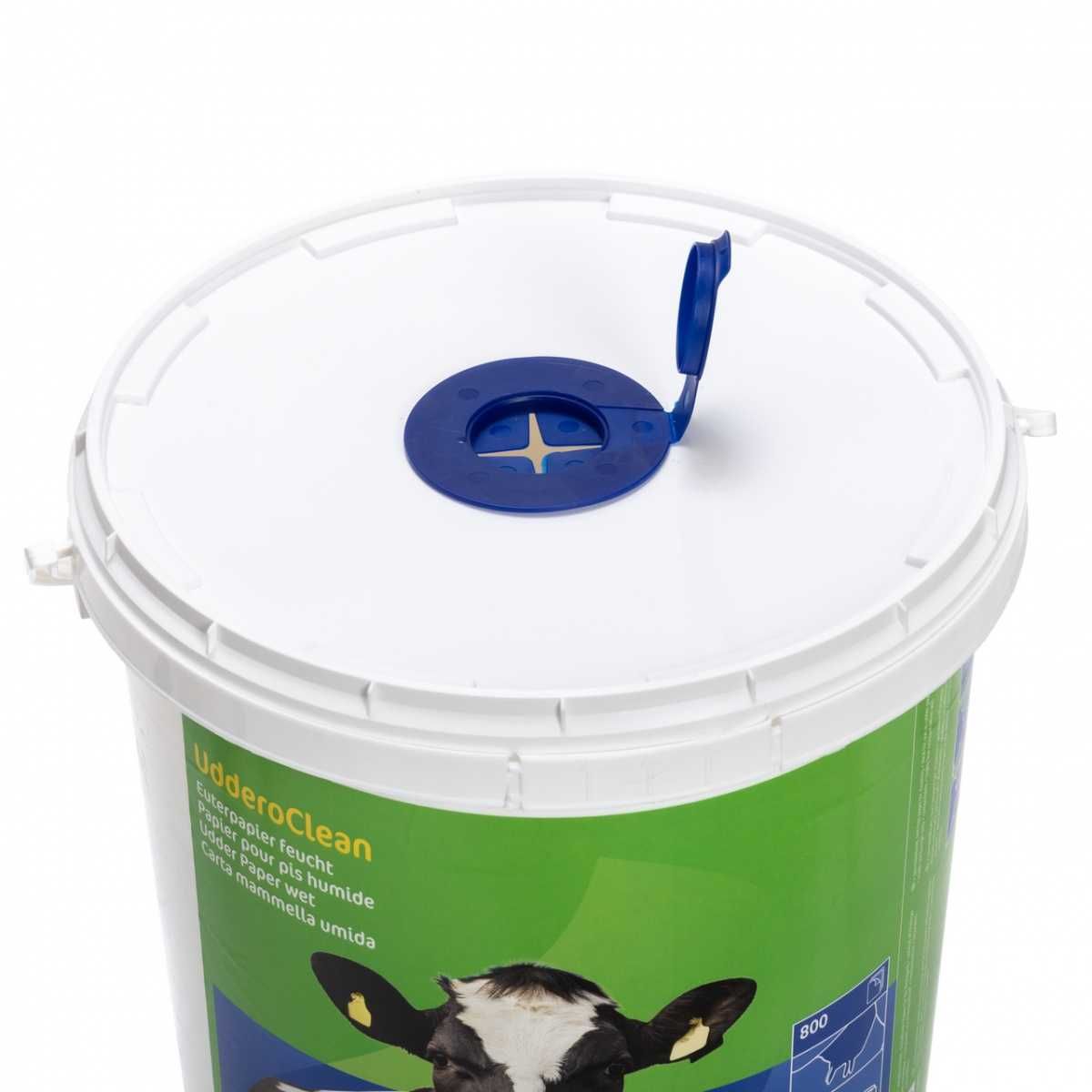 Papier do wymion w wiadrze Uddero Clean, 20 x 20 cm, 800 szt., Kerbl