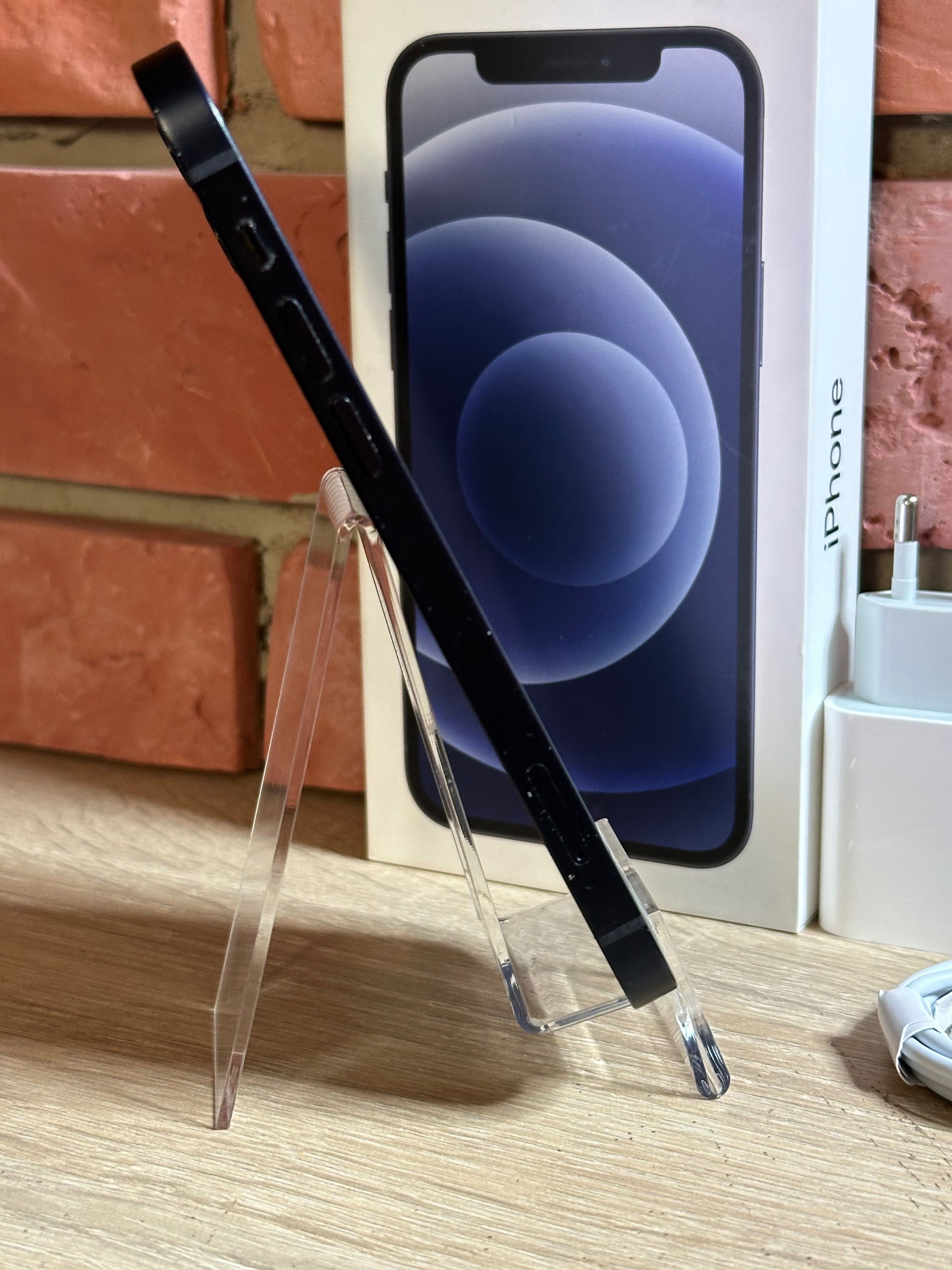 Ładny iPhone 12 64GB Midnight bateria oryginalna 85%