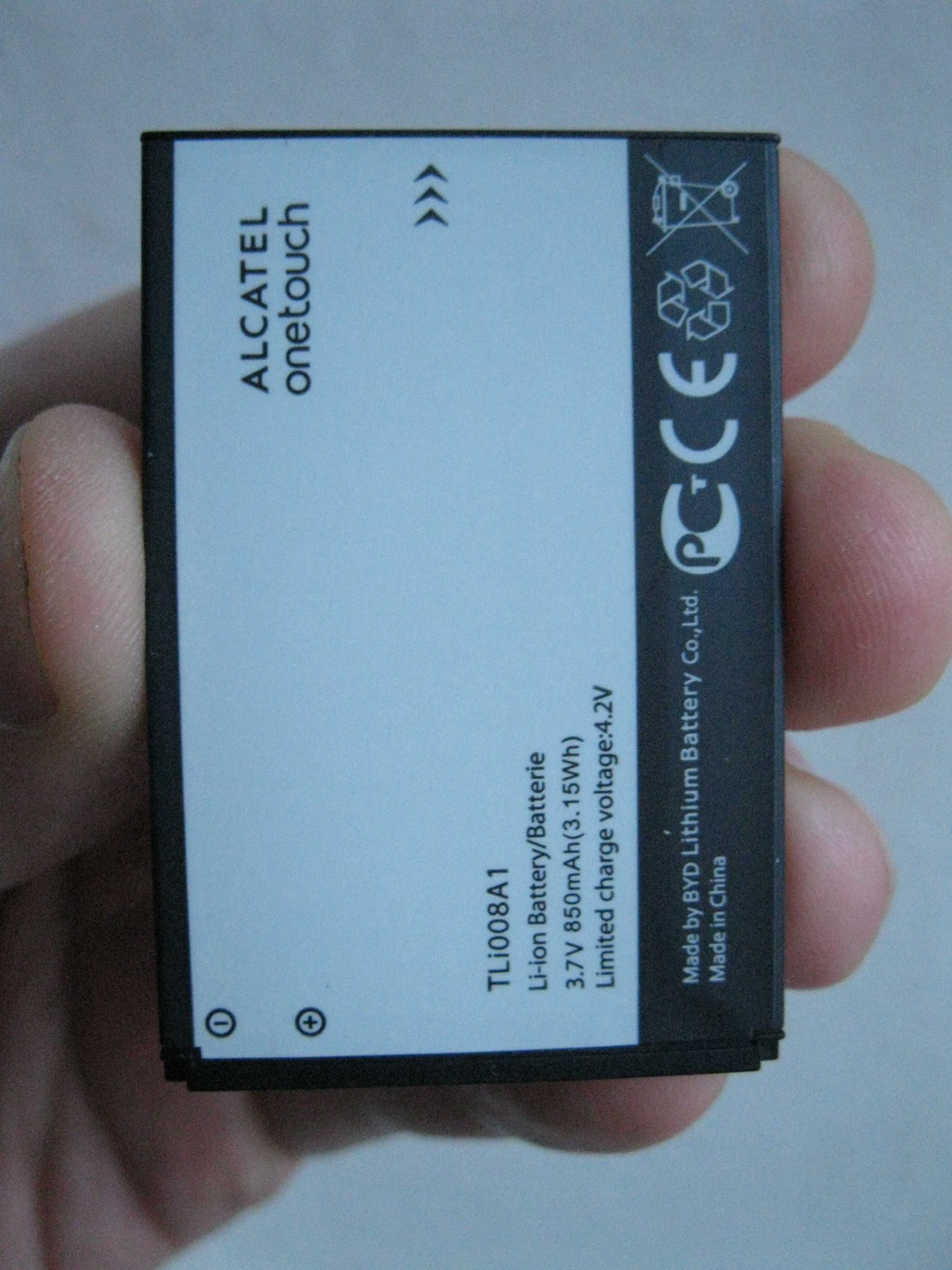 Аккумулятор Alcatel Tli008A1 (Li-ion 3.7V, 850mAh)