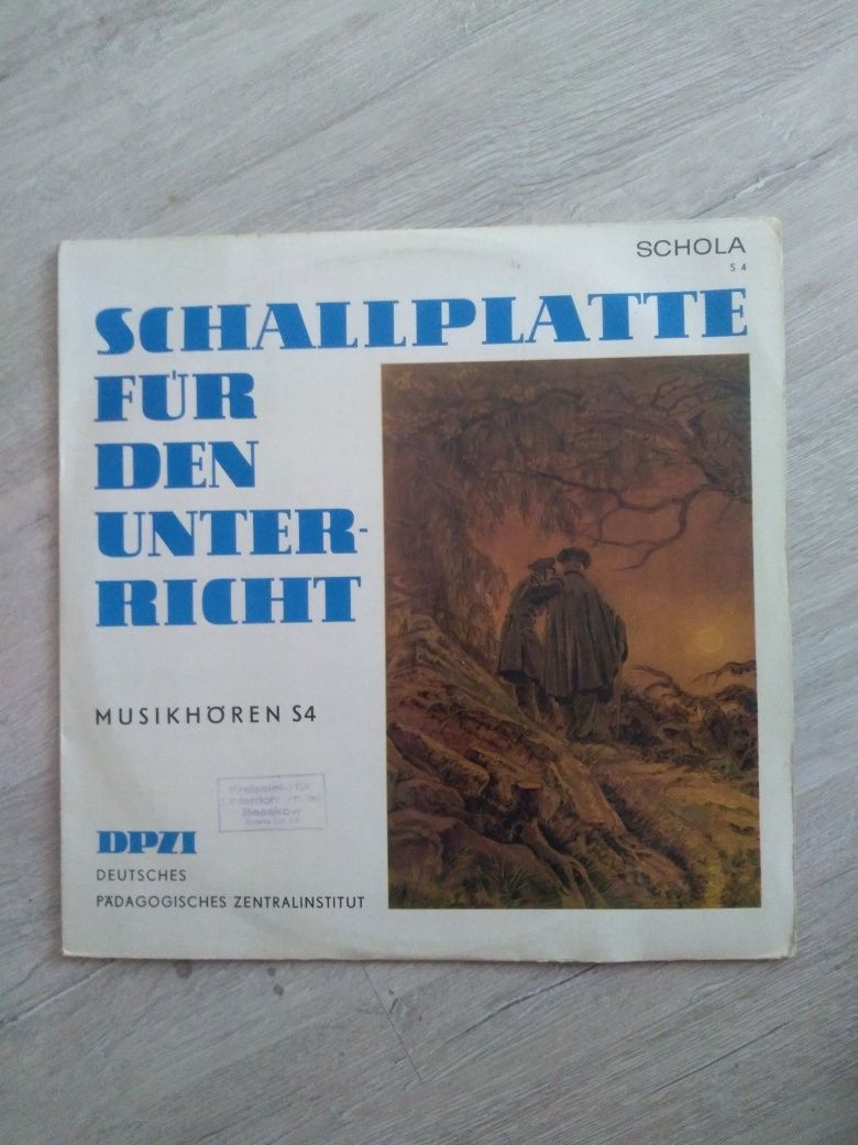 Schallplatte fur den unter - richt. Musikhoren S 4. Winyl