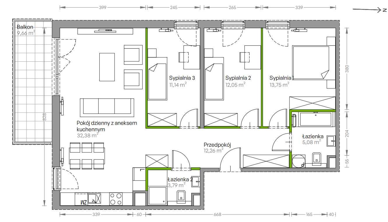 New Apartment for sell due to moving out of Poland