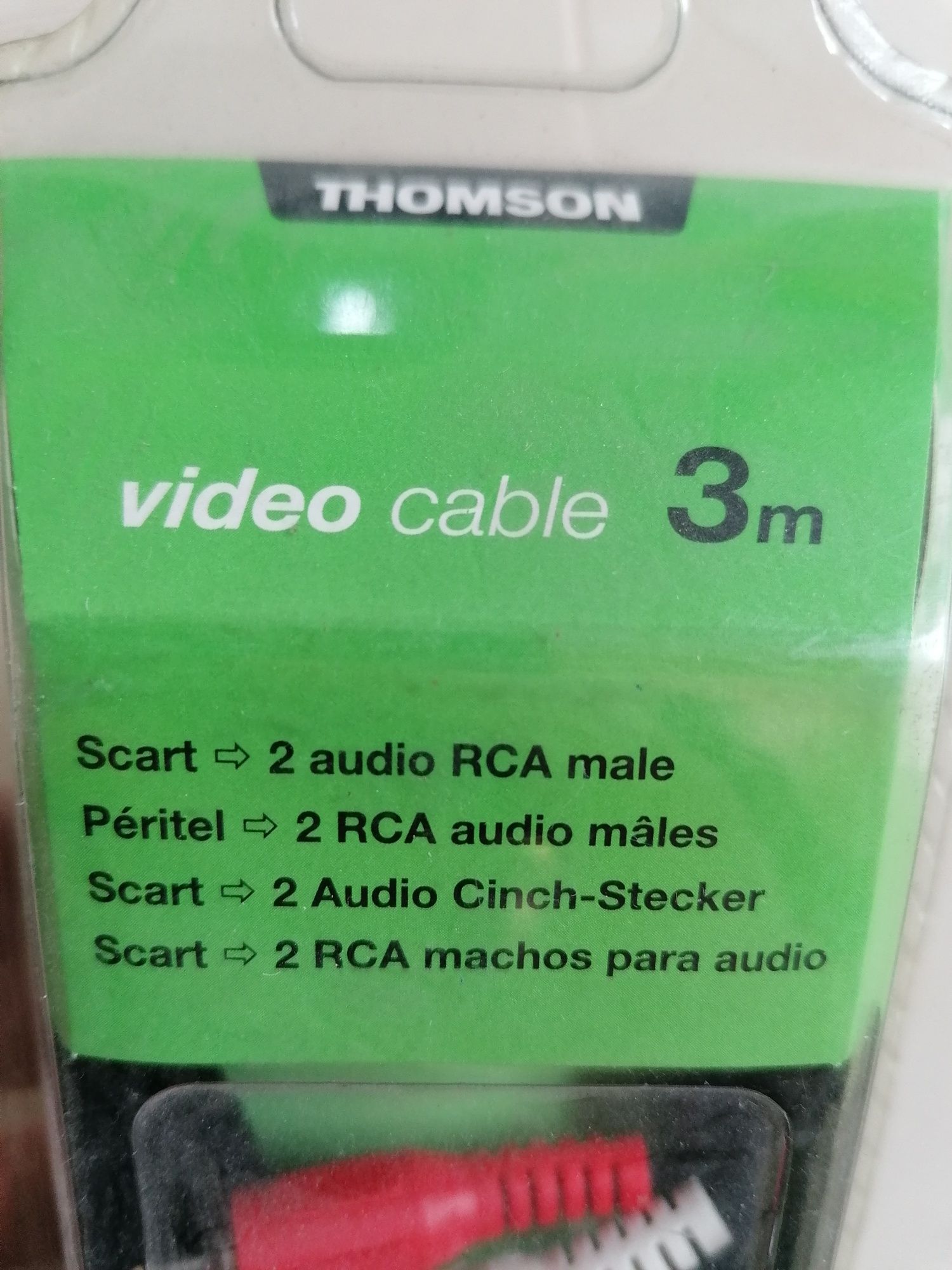 Kabel Thomson KBV121 SCART (Euro) - 2x RCA (cinch) 3 m