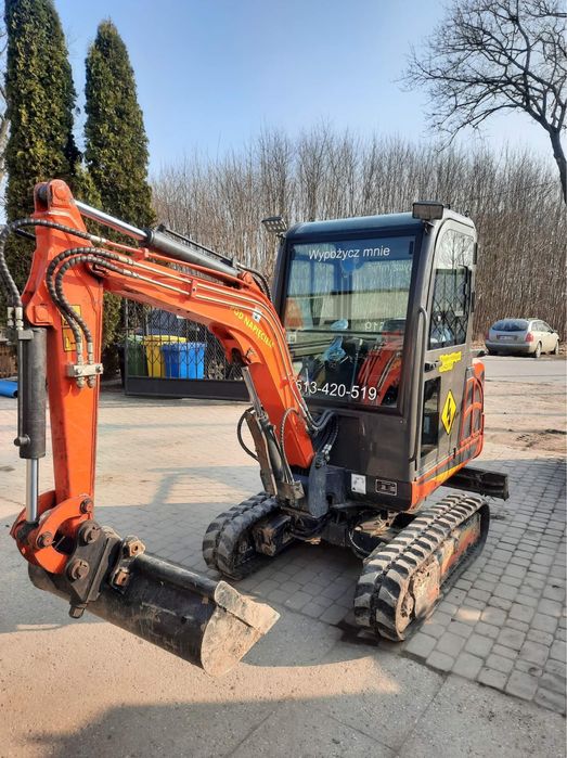 Wynajem minikoparki na doby/bez operatora