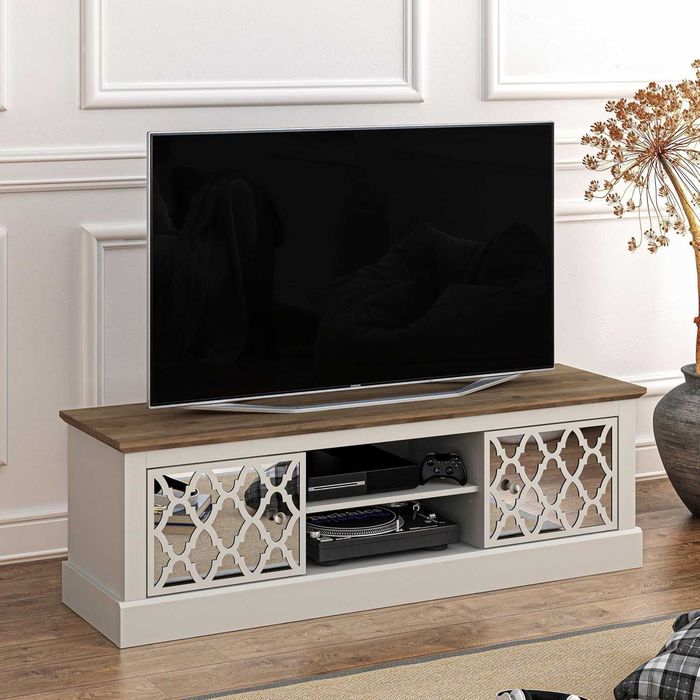 Nowa szafka TV GALANO/ komoda / półka / stolik RTV / witryna !K579!