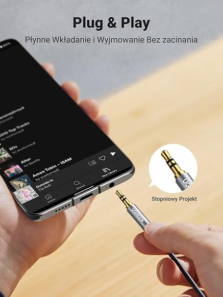 UGREEN Kabel Rozdzielający Audio 3.5mm na 2x 3.5mm Adapter 20CM