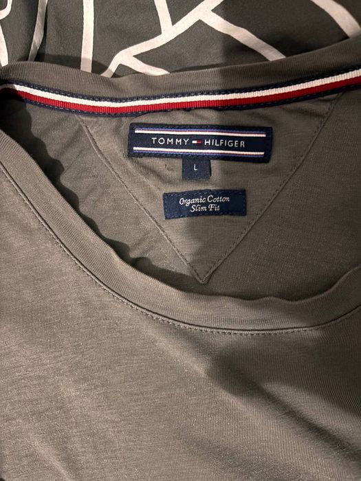 Чоловіча футболка Tommy Hilfiger сірого кольору