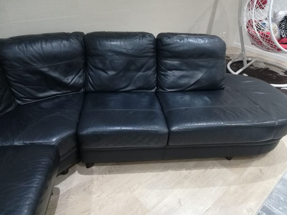 Sofá de pele de búfalo