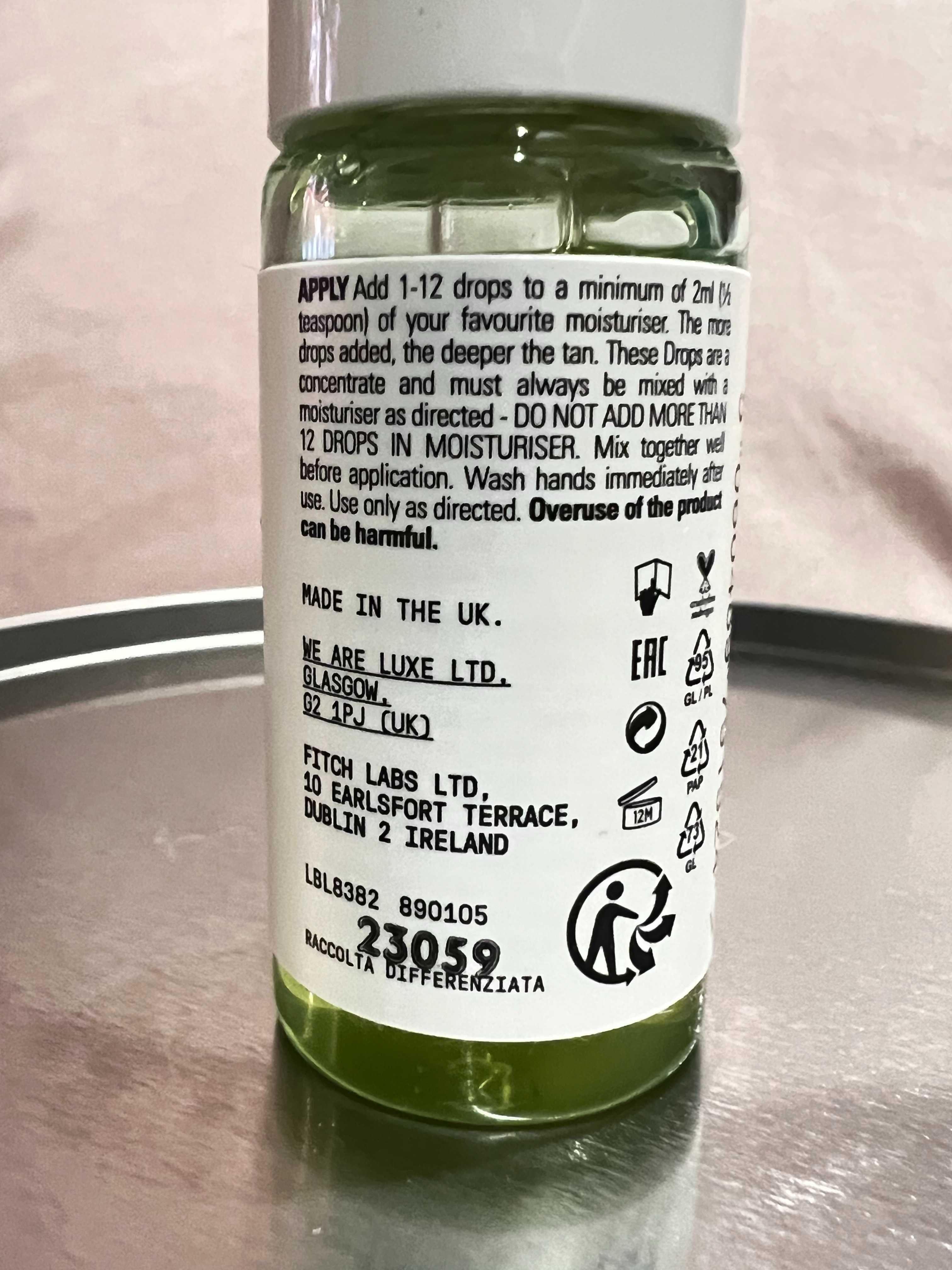 ISLE OF PARADISE Samoopalacze w kroplach Medium twarz i ciało 18ml new