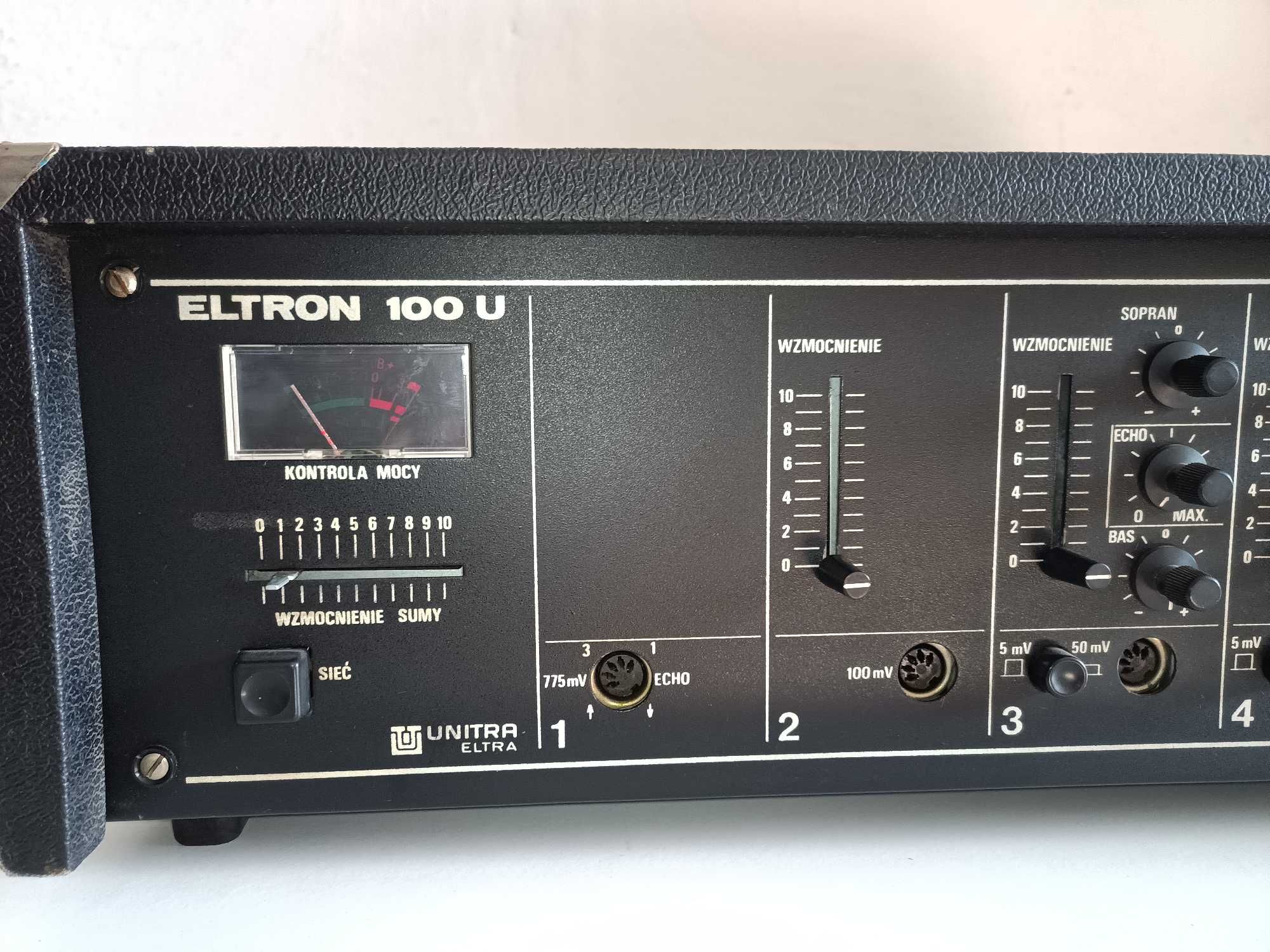 Wzmacniacz ELTRON 100U  UNITRA ELTRA mono 1x 100W 4Ω lub 2x 50W 8Ω