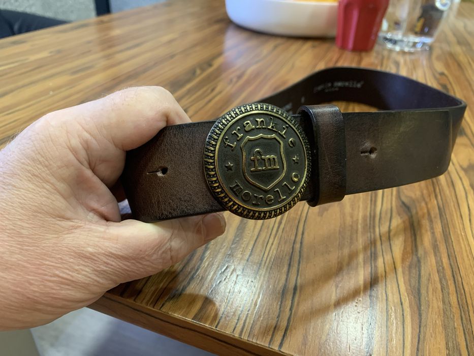 Оригинал мужской ремень FRANKIE MORELLO made in Italy