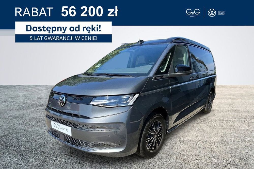 Volkswagen california Beach  2,0 l TDI SCR 150 KM skrzynia: 7-biegowa DSG rozstaw osi: 3124 mm