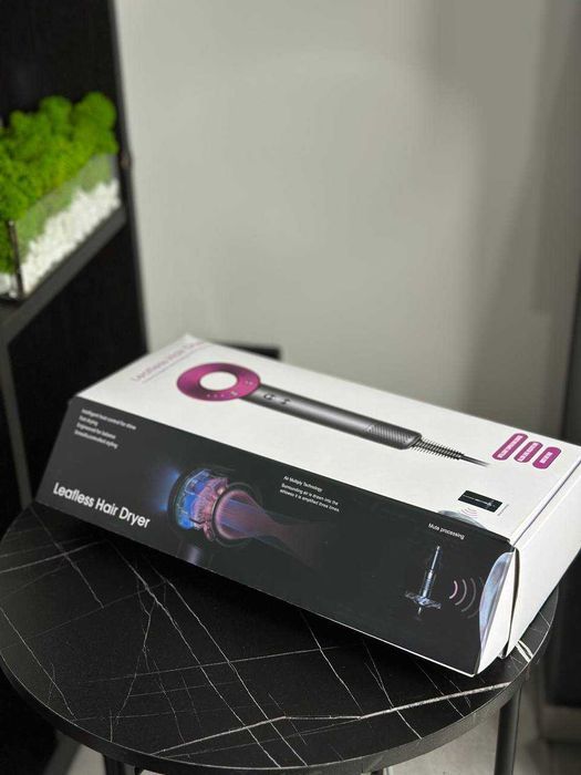 Професійний фен стайлер Dyson Leafless Super Hair Dryer 1600Вт Рожевий