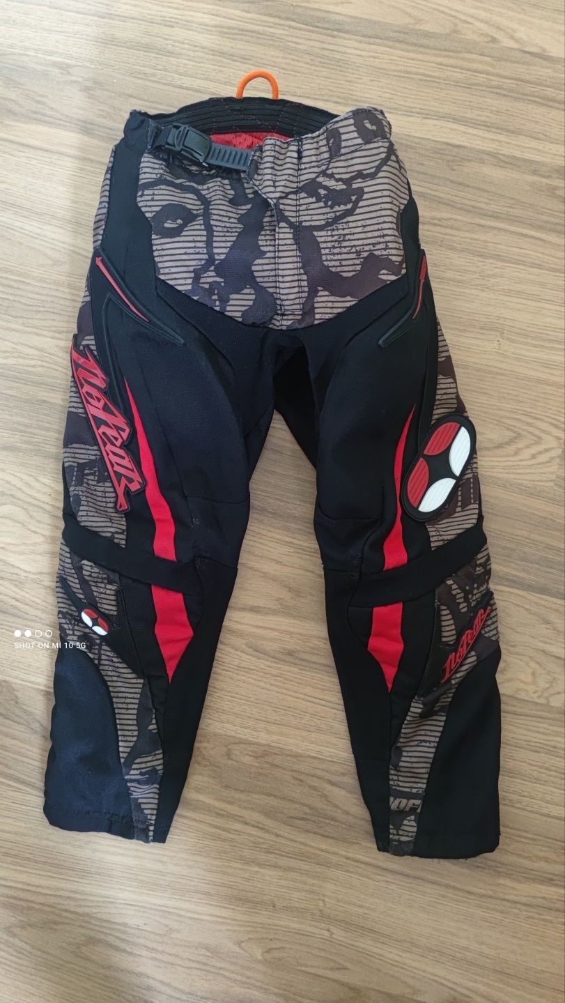NoFear spodnie wzmocnione wyczynowe enduro cross motocross Rouge Serie