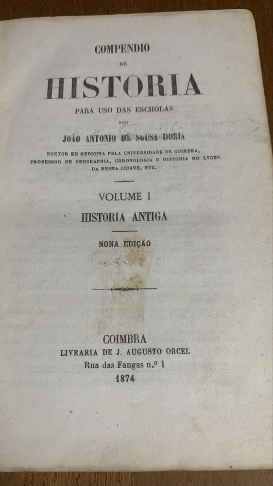 Compendio de História