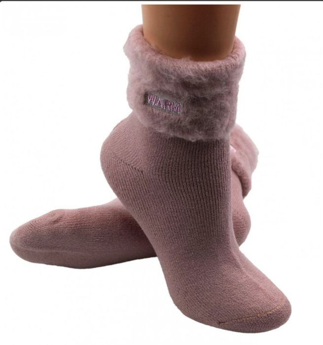 Skarpety damskie ocieplane dwa roz 35-38 I 38-41 kolory