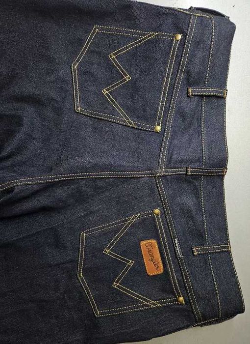 Новые джинсы WRANGLER разных размеров из RAW denim 14.5 ОZ