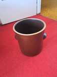 Garnek  duzy  gliniany  kamionka wys 30 cm