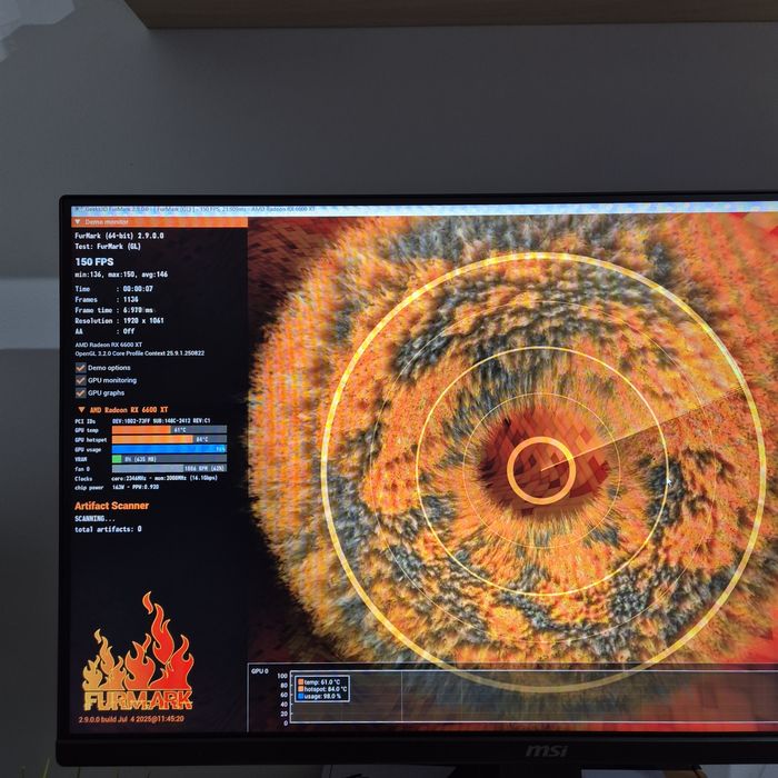 AMD RX6600XT OC Hellhound PowerColor 8GB mocniejsza od RTX3060