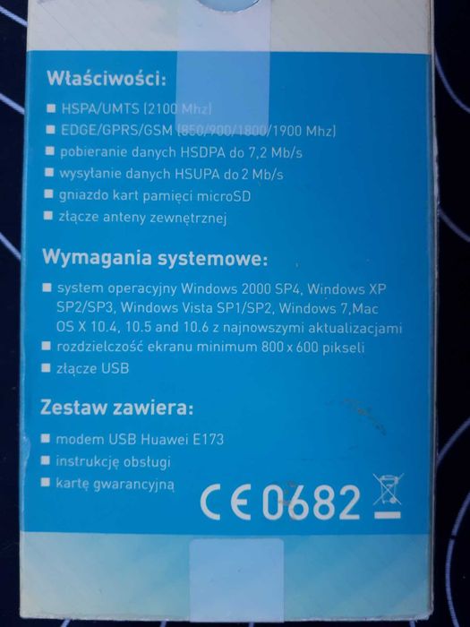 Modem USB Huawei E173 | Piastów WPR Bemowo