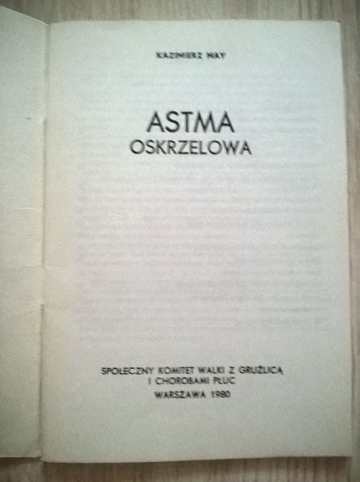 Astma Oskrzelowa - Kazimierz May