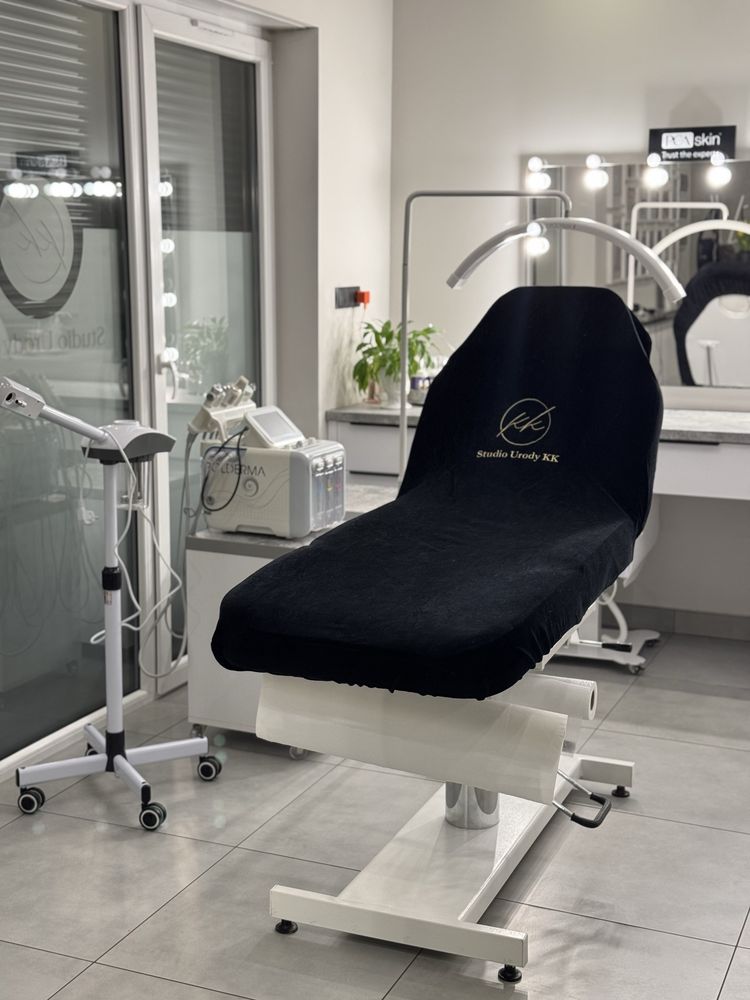 Łóżko kosmetyczne Fotel kosmetyczny hyd. Basic 210 biały