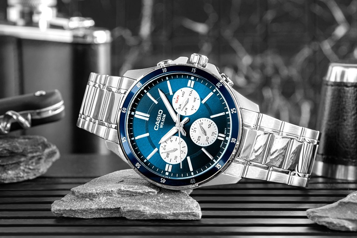 zegarek męski casio mtp-1374d-2a3vdf + box