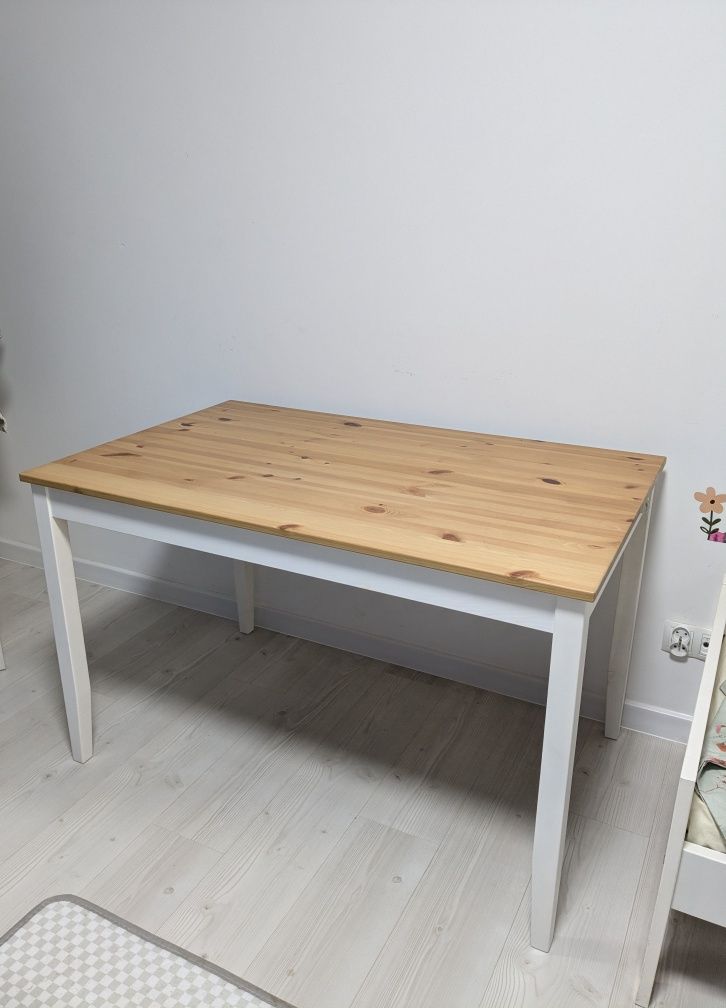 Stół Ikea drewniany Lerhamn 118x74