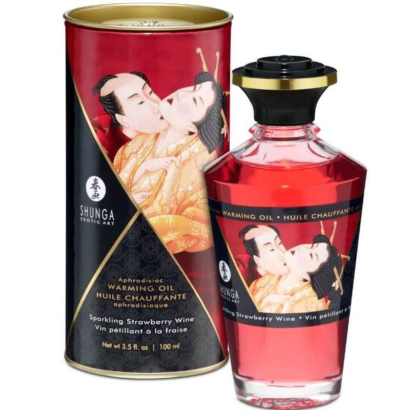 Óleo de massagem Shunga 100 ml (vários sabores)