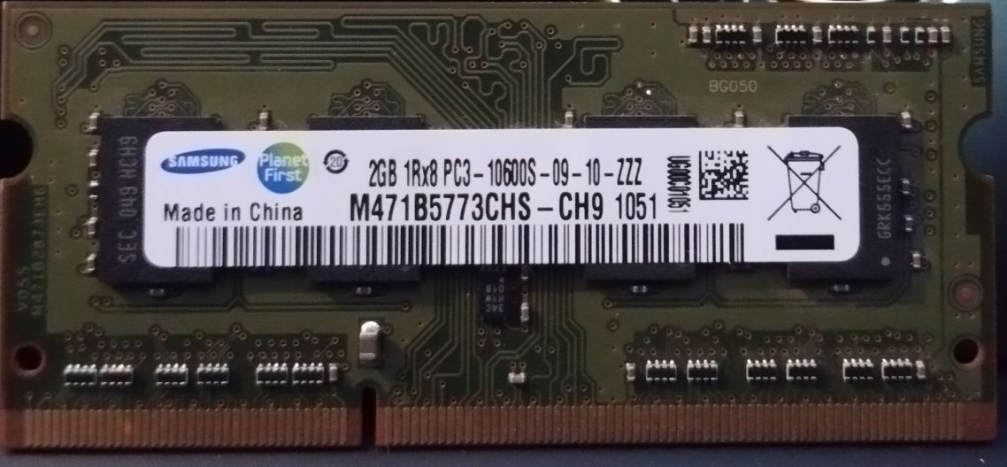 Vendo duas memórias DDR3 2Gb para laptop