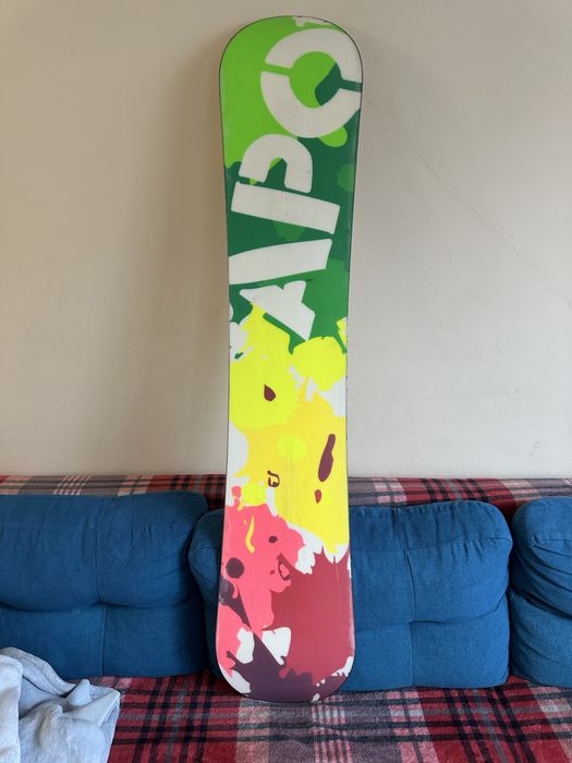 Zestaw Deska snowboardowa Apo Selekta 149 Wiązania Ride VXN dobry stan