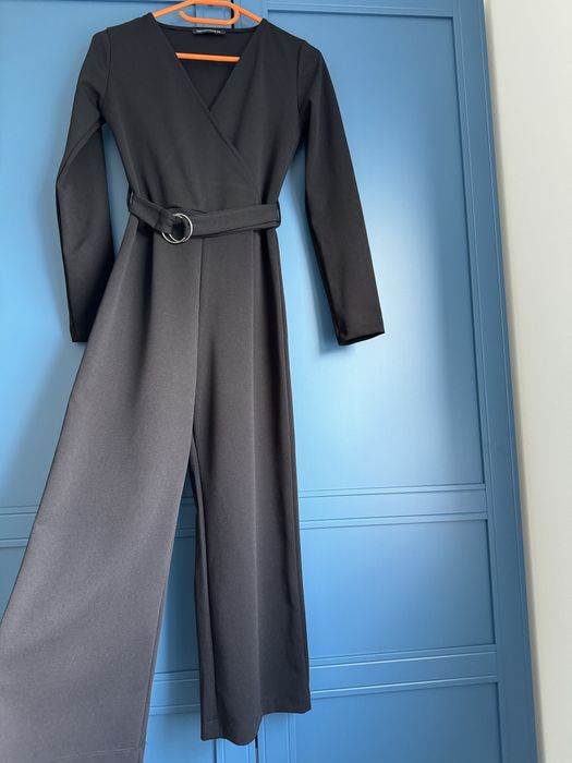 Czarny kombinezon damski rozm XS