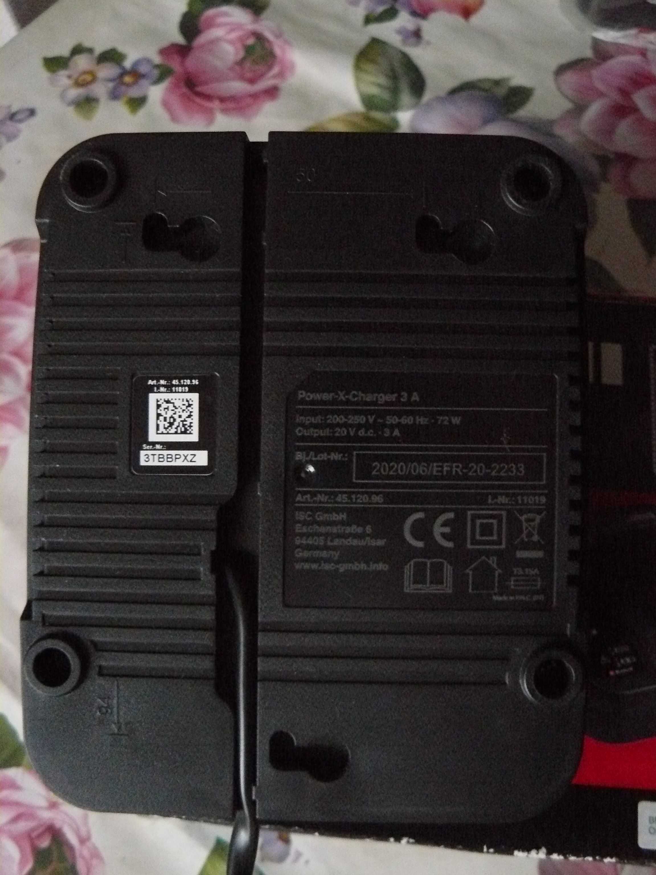 Akumulator Einhell wraz z ładowarką 5.2 amp. o dużej pojemności