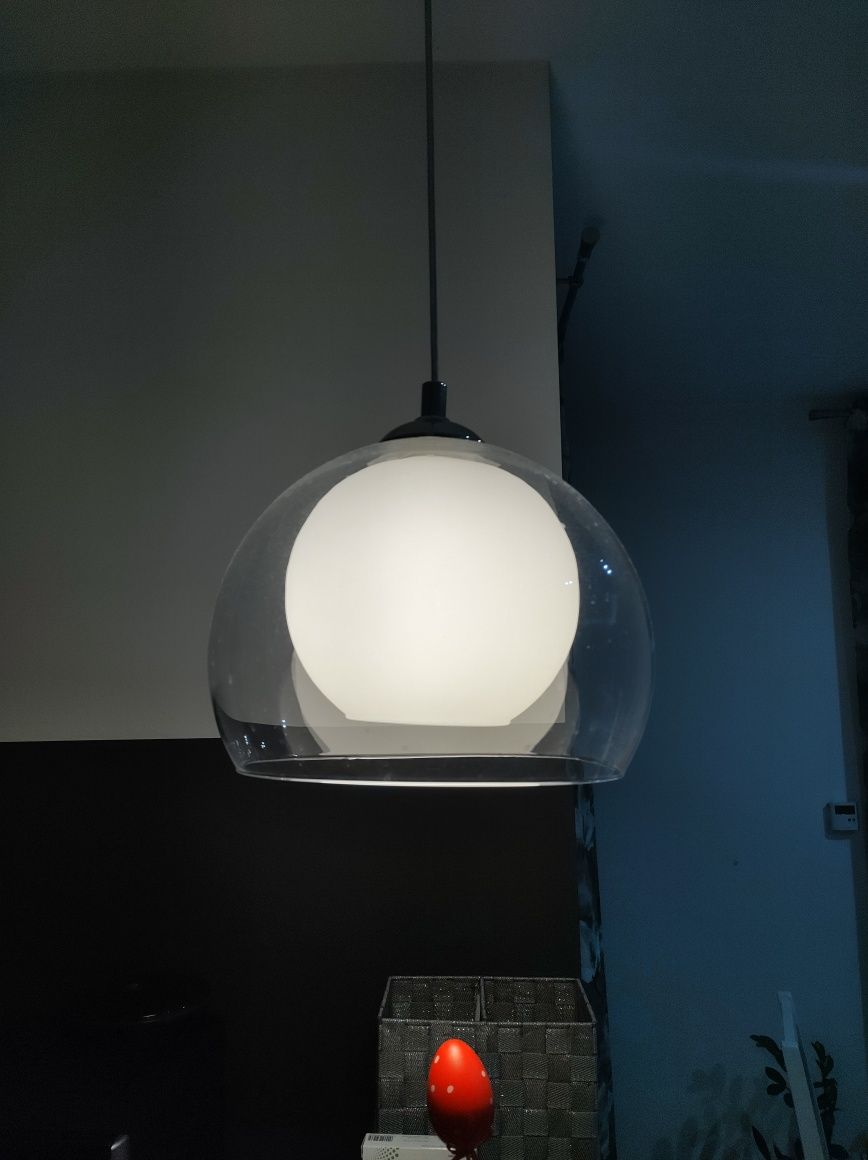 Lampa wisząca szklo