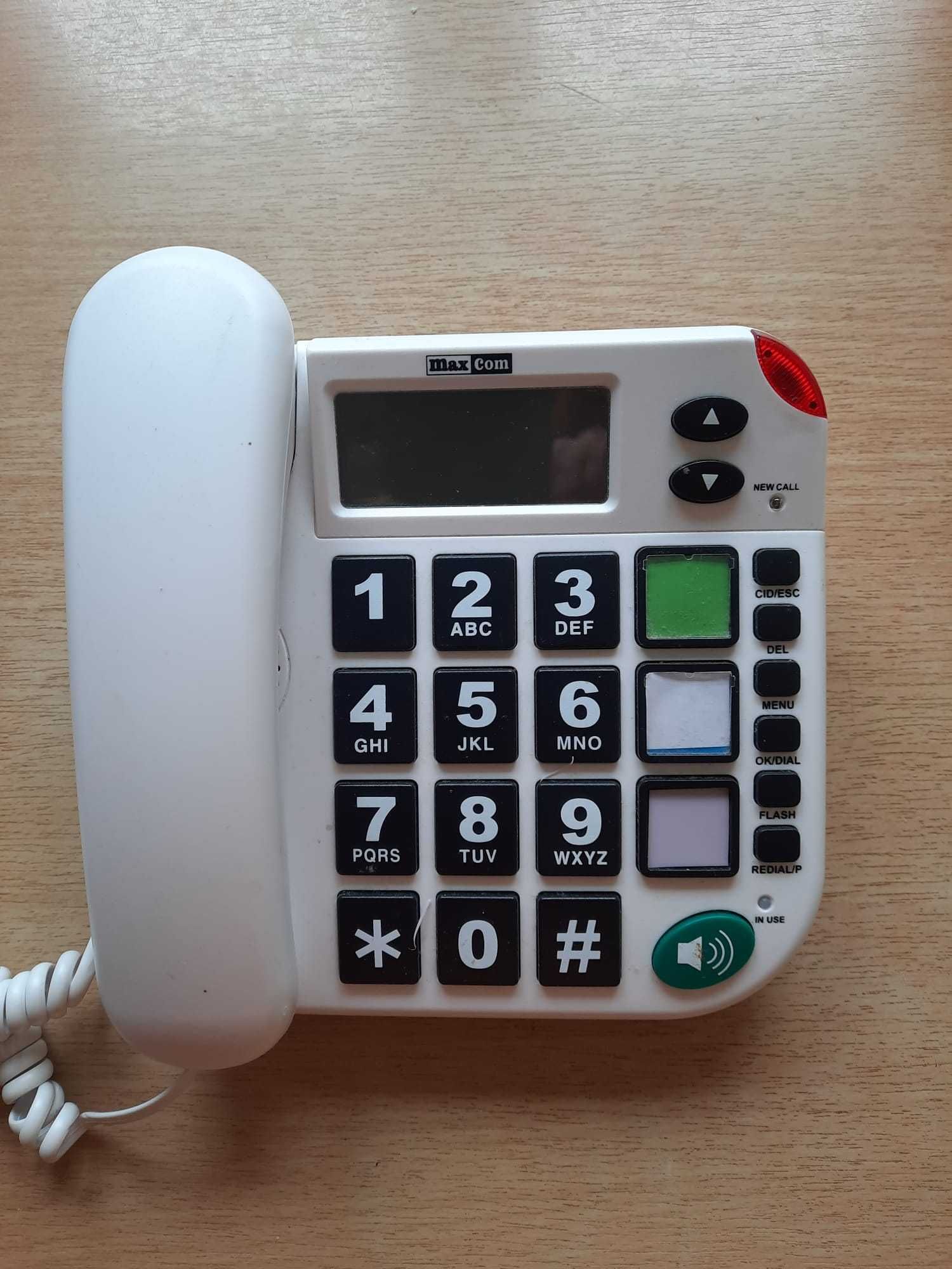 Telefon stacjonarny dla seniora