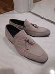Nowe buty męskie-Mokasyny Super marka, skóra Made in Italy 42/43