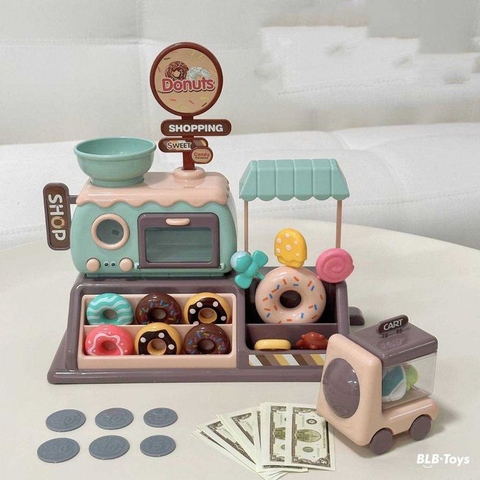 Іграшковий набір Магазин пончиків  34 пердмета  Mini Candy Donuts Shop