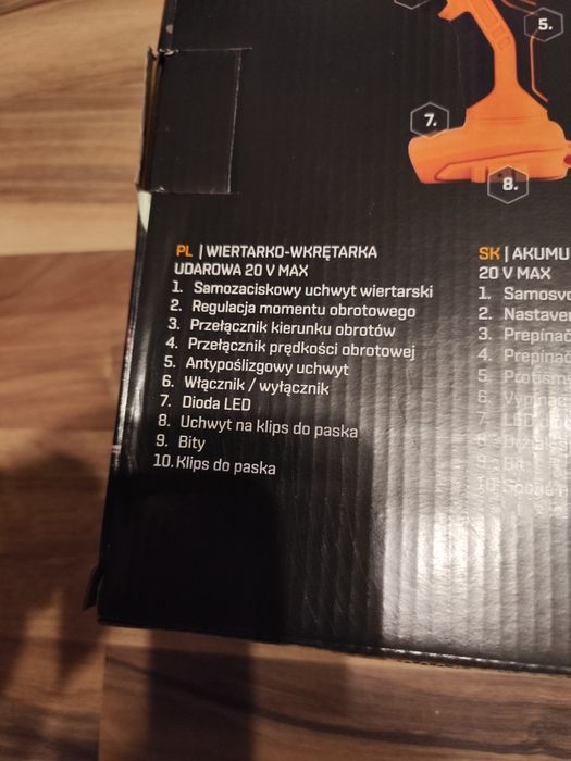 Wiertarko - wkrętarka udarowa akumulatorowa Nowa