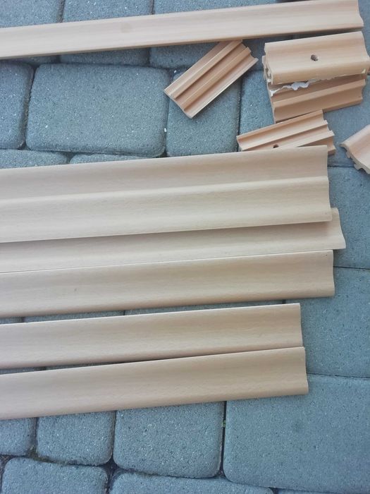 Listwy przypodłogowe z demontażu i nieużywane jasny buk