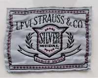 Лейблы / ярлыки на джинсы Levi Strauss & Co, ткань / экокожа, оригинал