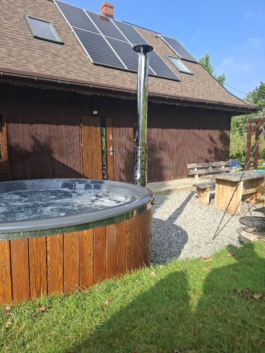 Domek w górach Ustroń.kominek cisza, balia z jacuzzi