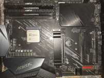 Zestaw Ryzen 5700X3D+ Gigabyte B550 Aorus Elite V2+ RAM 2x16gb3600mhz